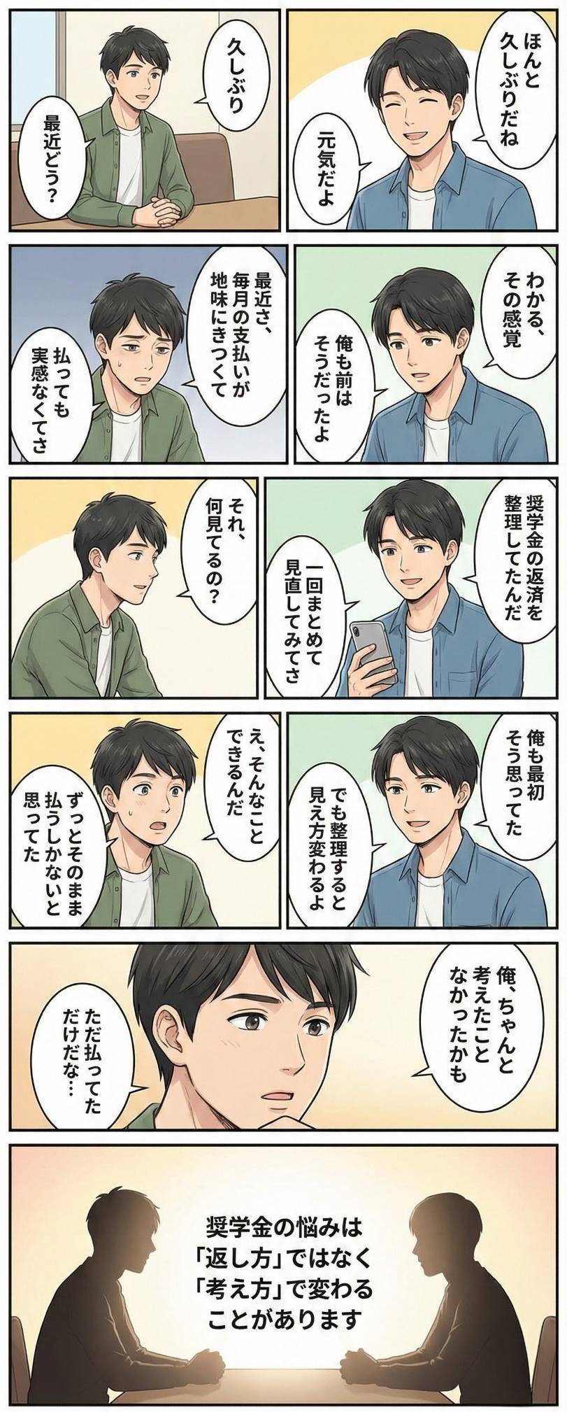 返済の考え方を見直すきっかけの漫画